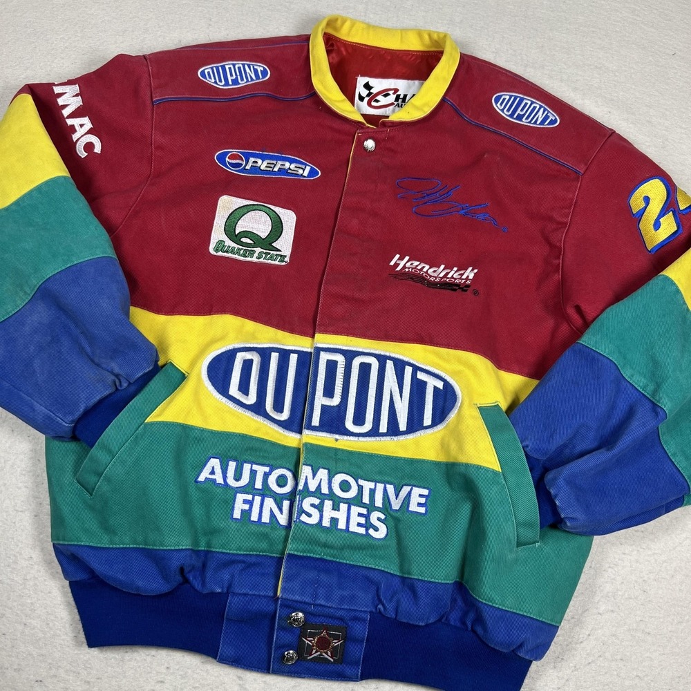 Chase Authentics Jeff Gordon DuPont Racing Jacket Mens XL Multicolor NASCAR